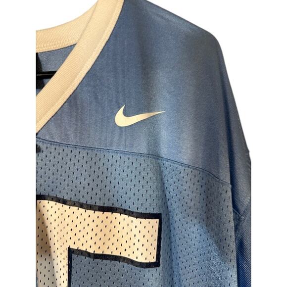 Nike Baby Blue North Carolina #25 Tar Heels Short Sleeve Jersey Men Sz XL - Picture 3 of 9